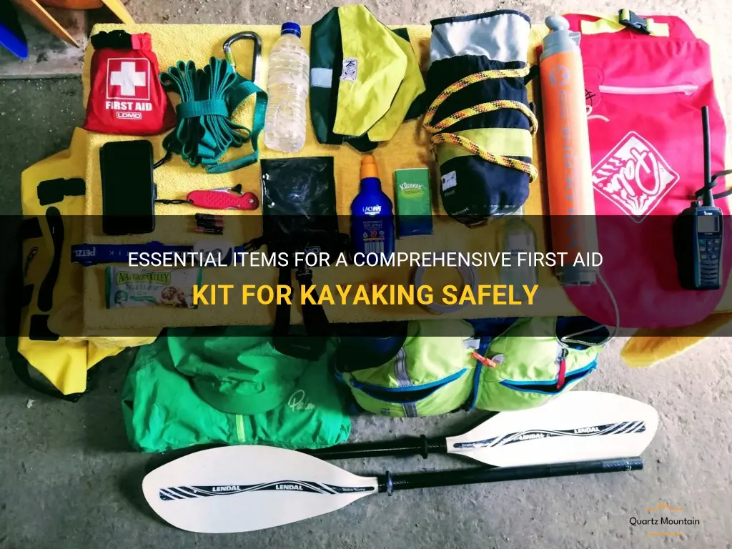 what to pack in a first aid kitfor kayaking