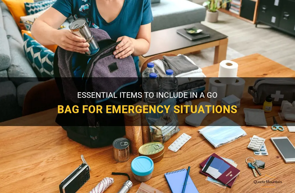 what to pack in a go bag