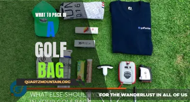 The Essential Items to Pack in Your Golf Bag for a Successful Round