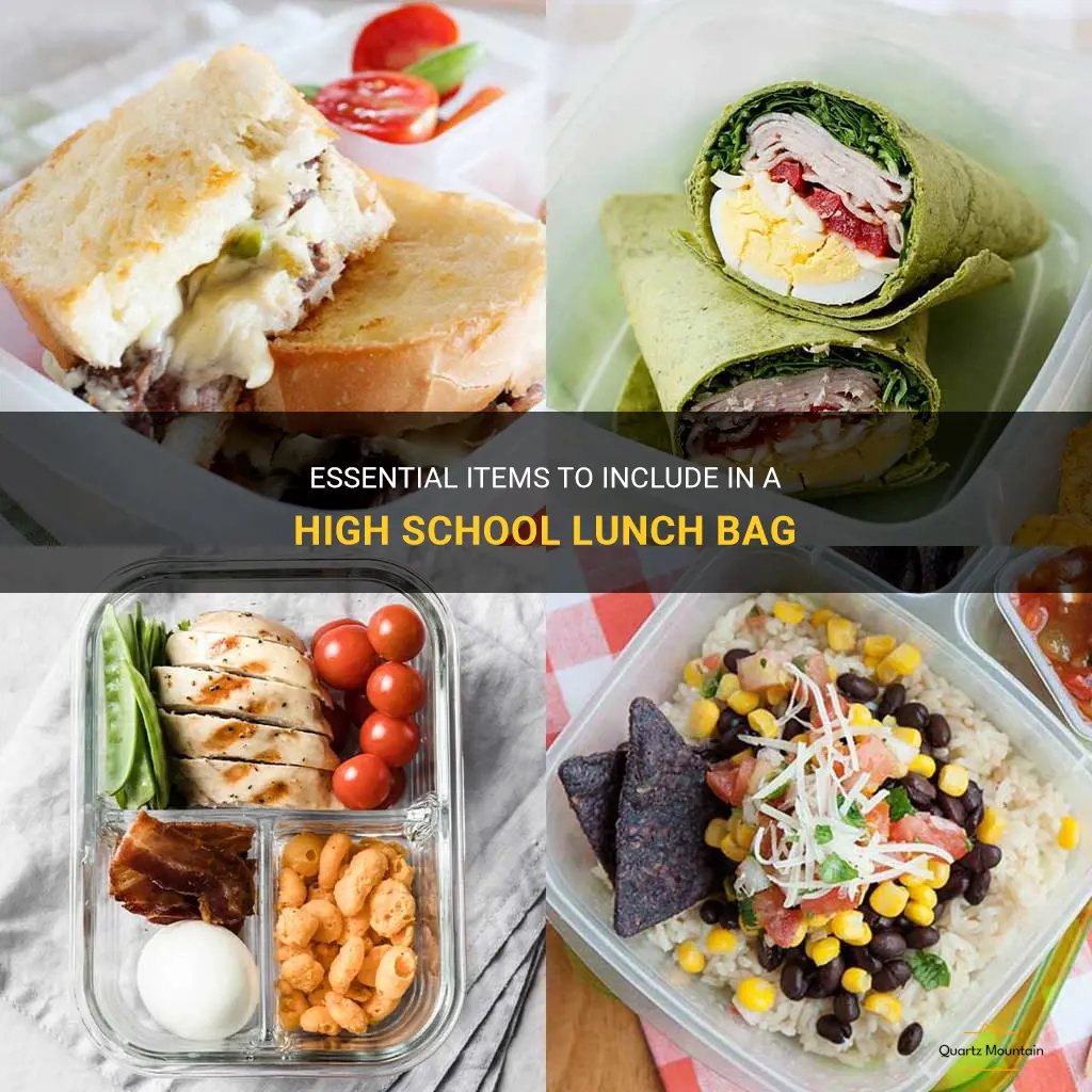 what to pack in a high school lunch