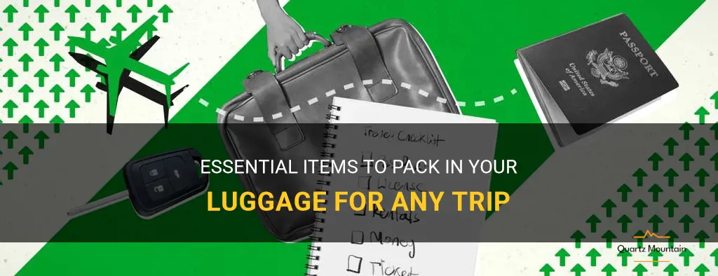 what to pack in a luggage