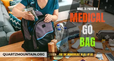 Essential Supplies to Pack in Your Medical Go Bag