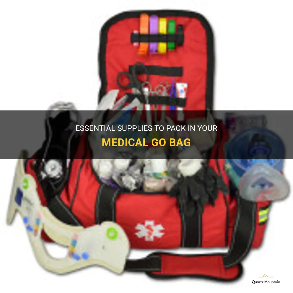 what to pack in a medical go bag
