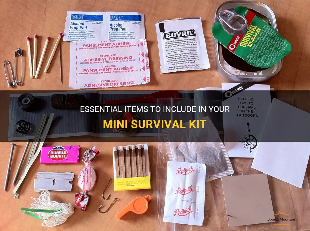 what to pack in a mini survival kit