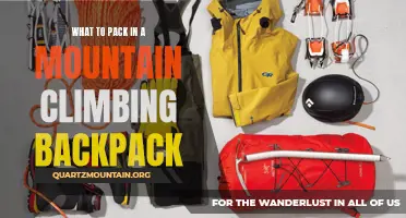 Essential Items to Pack in Your Mountain Climbing Backpack