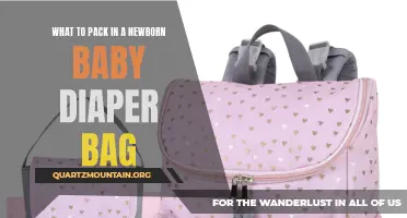 Essential Items to Pack in a Newborn Baby Diaper Bag