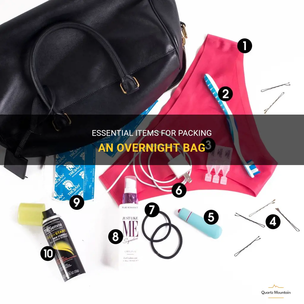 what to pack in a overnight bag
