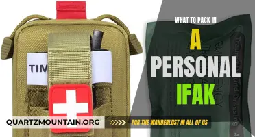 Essential Items to Include in a Personal IFAK: A Comprehensive Guide