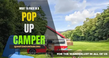 Essential Items to Pack in a Pop Up Camper for the Perfect Outdoor Adventure