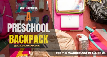 Essential Items to Include in Your Preschooler's Backpack