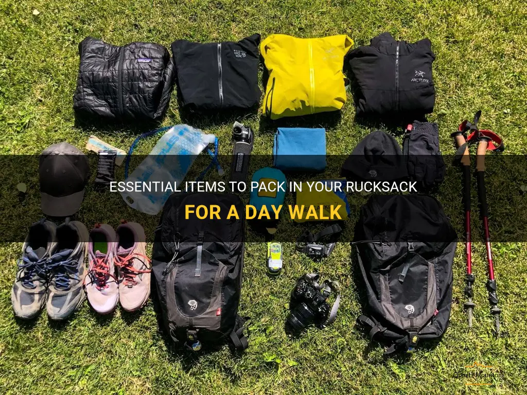 what to pack in a rucksack for a day walk