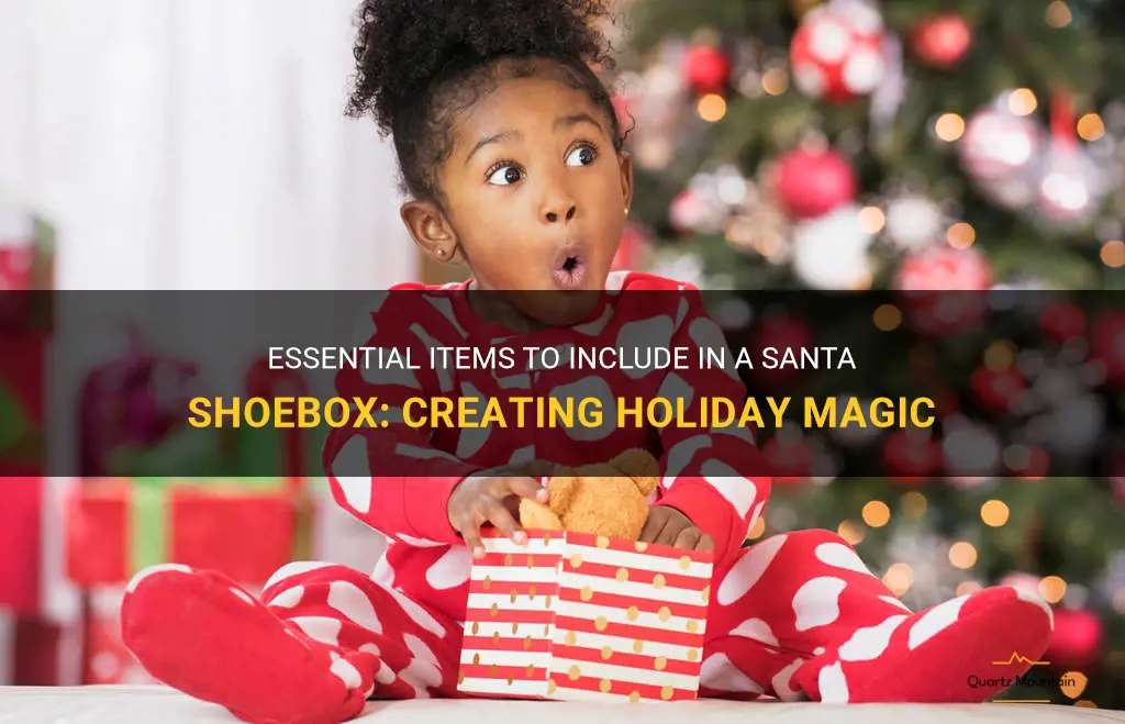 what to pack in a santa shoebox