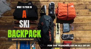 Essential Items to Pack in Your Ski Backpack