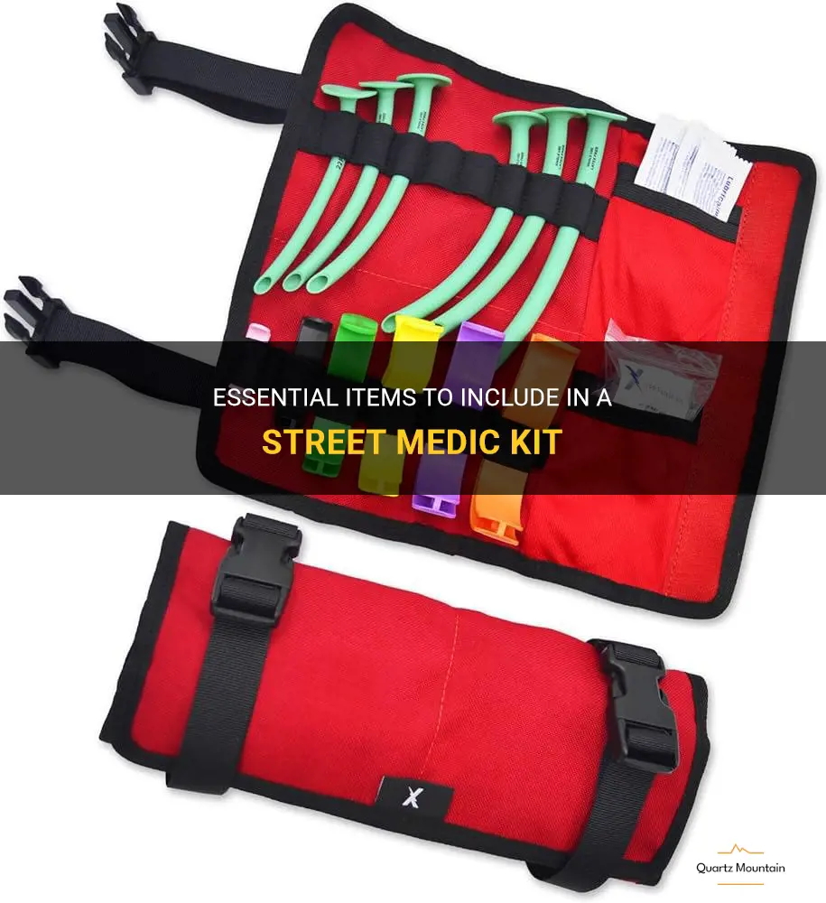 what to pack in a street medic kit