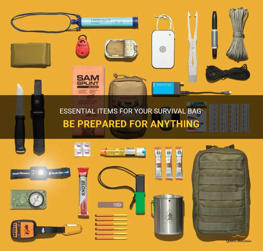 what to pack in a survival bag