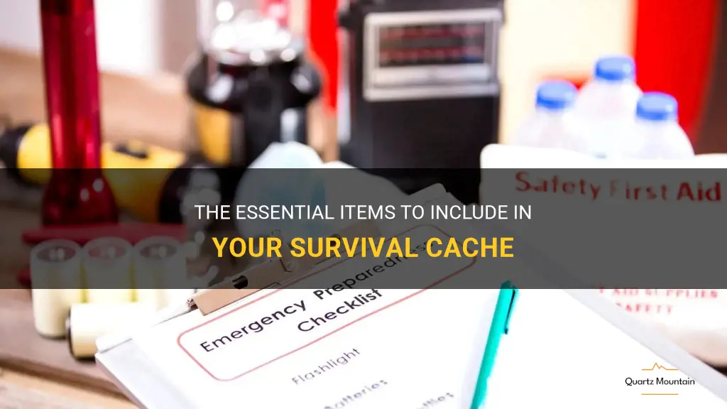 what to pack in a survival cache