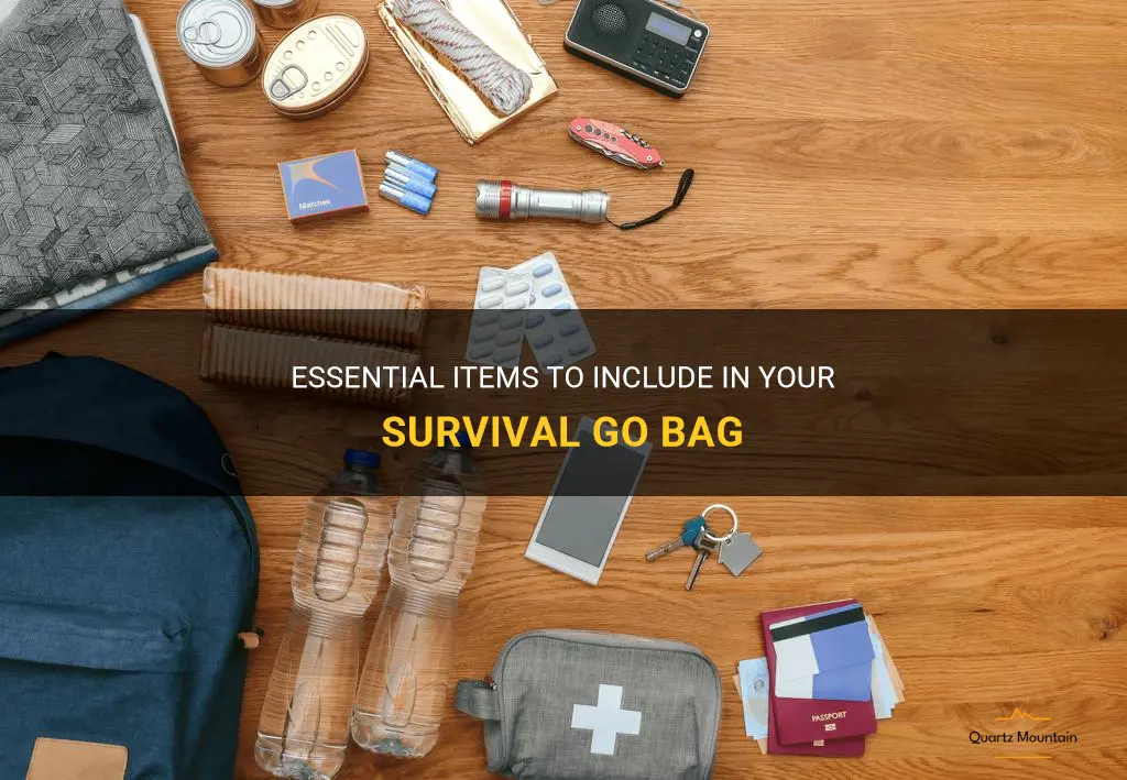 what to pack in a survival go bag