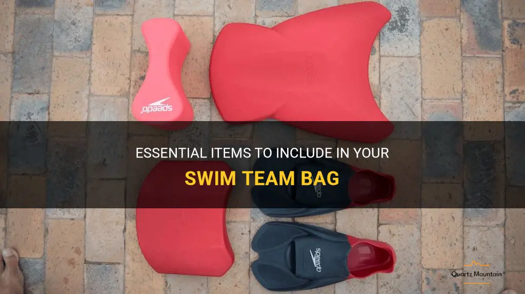 what to pack in a swim team bag