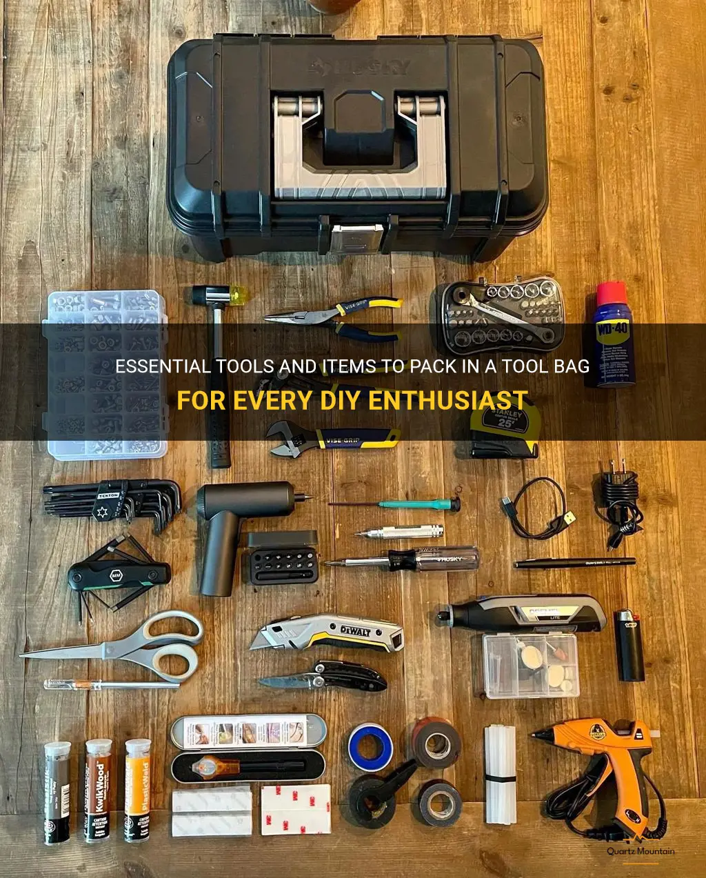 what to pack in a tool bag