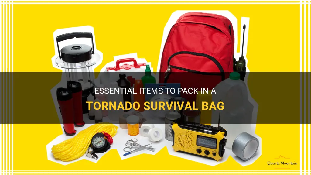 what to pack in a tornado bag