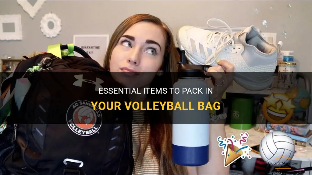 what to pack in a volleyball bag