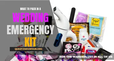Essential Items to Include in Your Wedding Emergency Kit