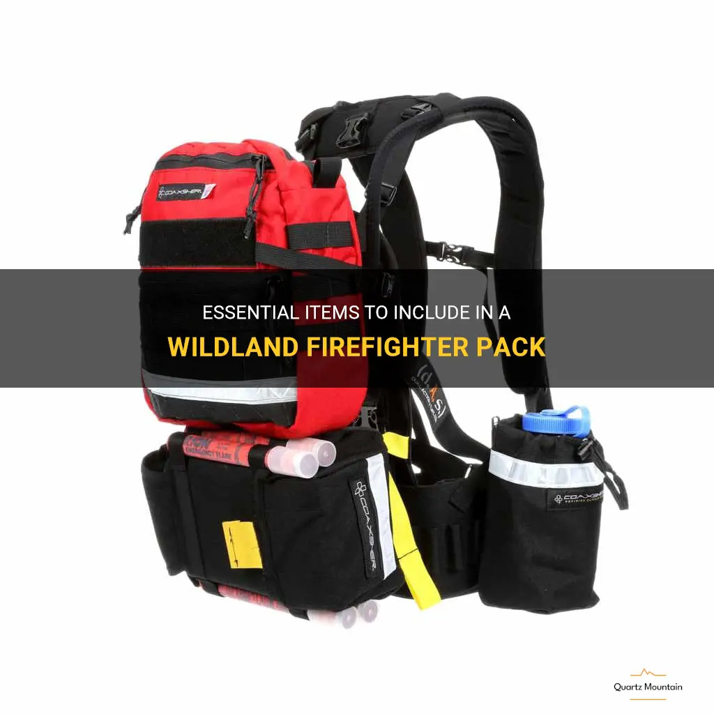 what to pack in a wildland firefighter pack