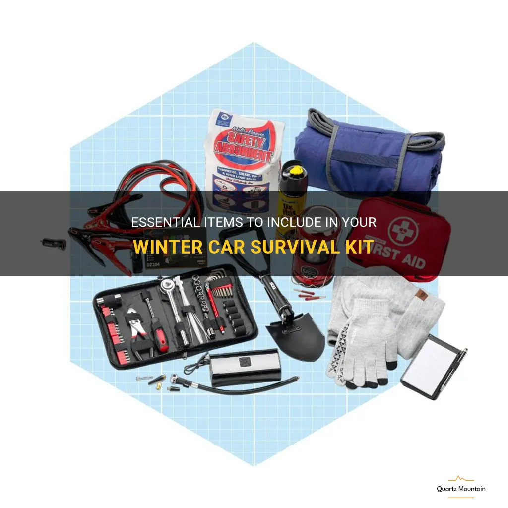 what to pack in a winter car survival kit