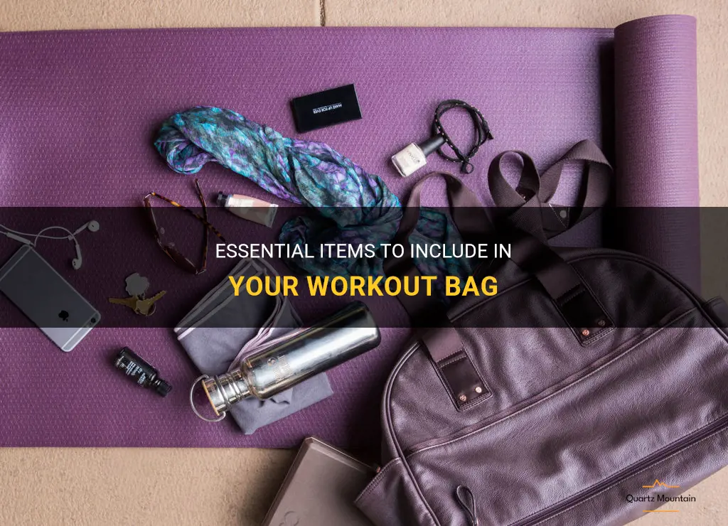 what to pack in a workout bag
