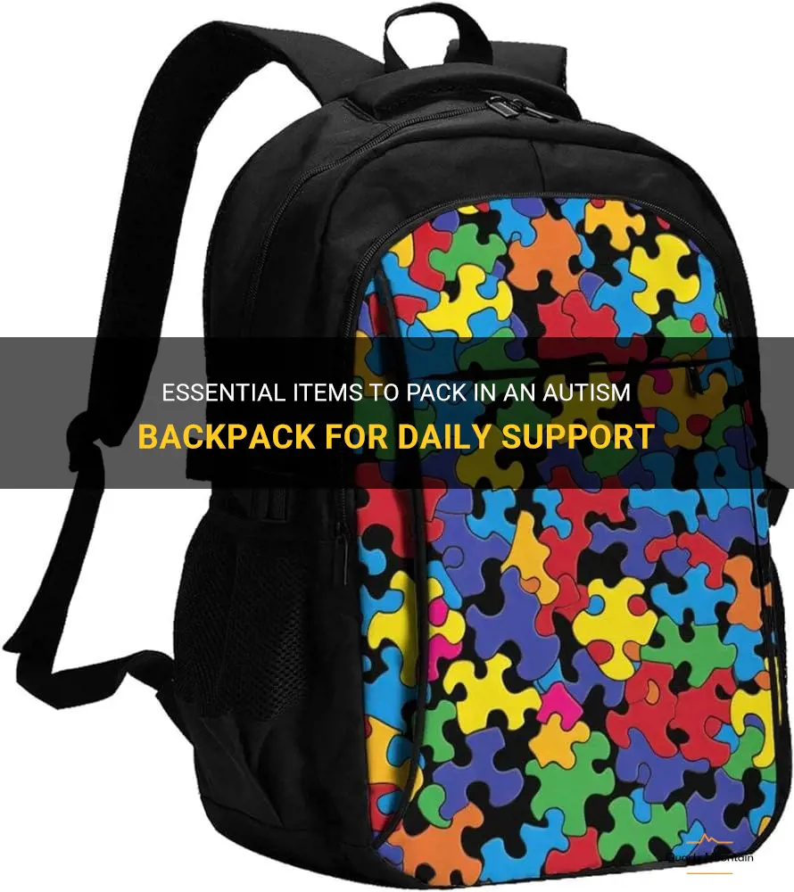 what to pack in an autism backpack