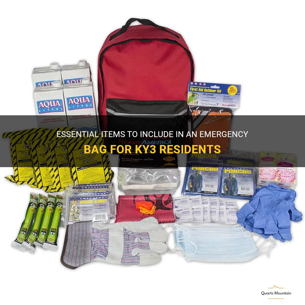 what to pack in an emergency bag ky3