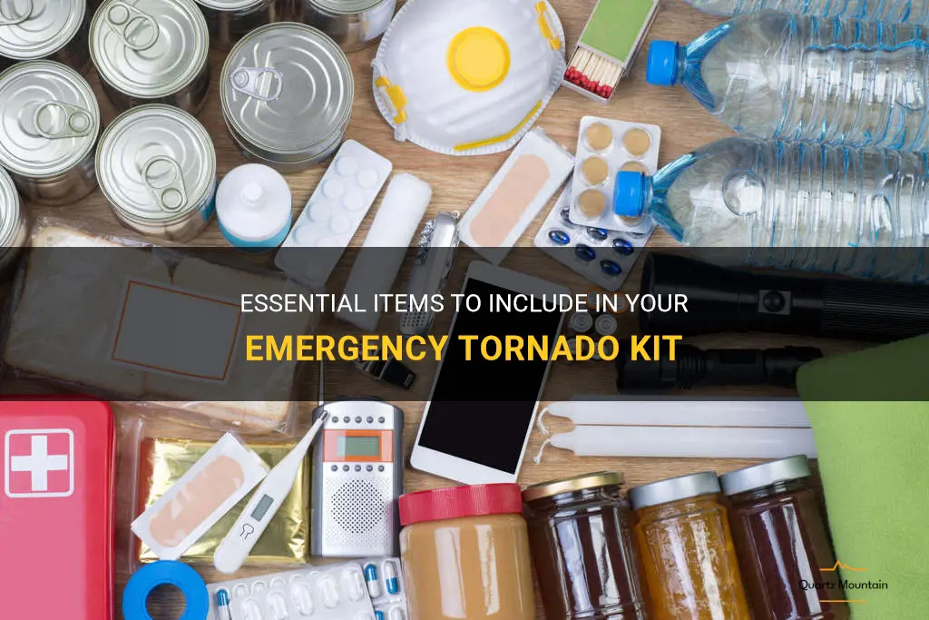 what to pack in an emergency tornado kit