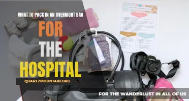 Essential Items to Pack in an Overnight Bag for the Hospital Stay