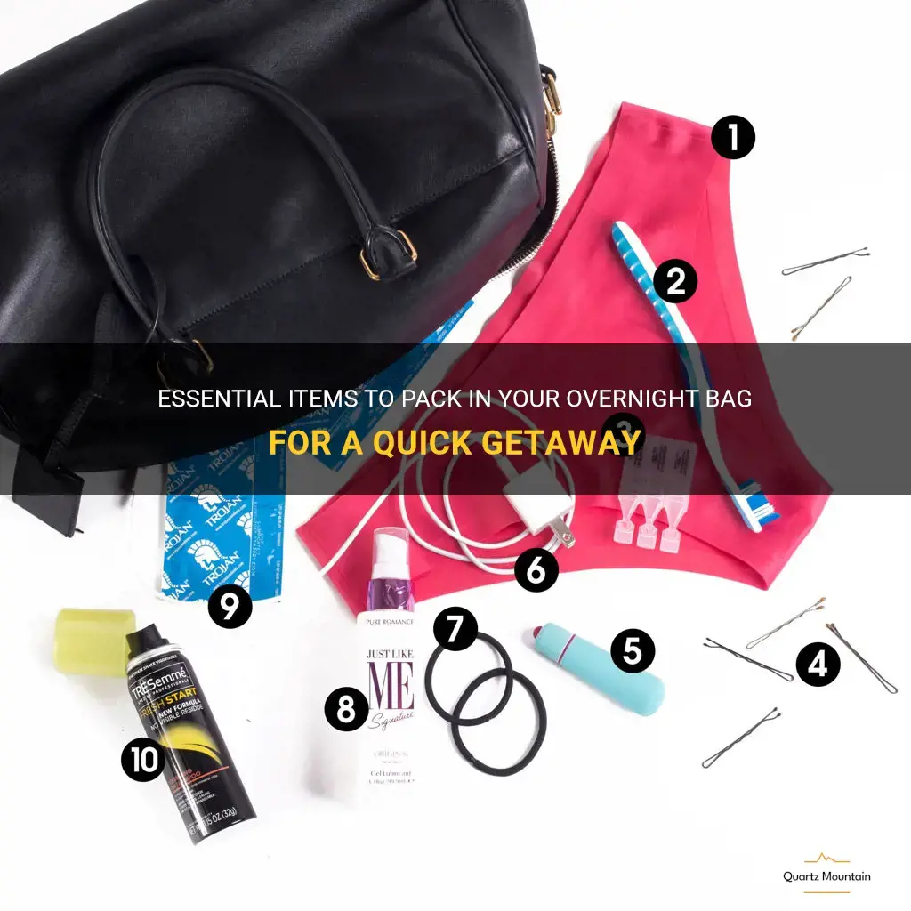 what to pack in an overnight bag