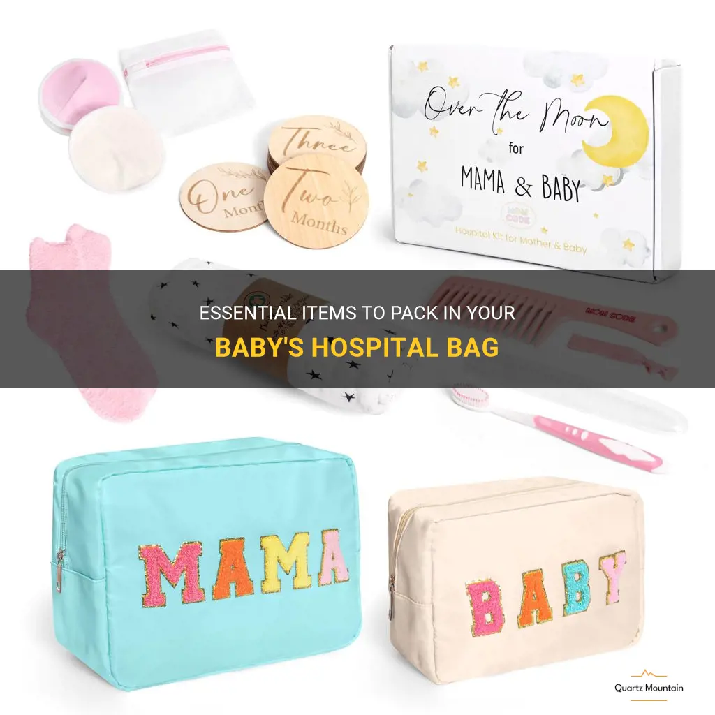 what to pack in babys hosptial back