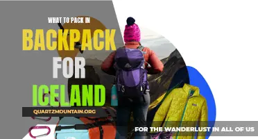 Essentials to Pack in Your Backpack for Iceland's Adventure