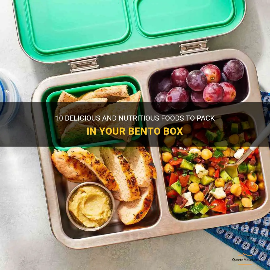 what to pack in bento box