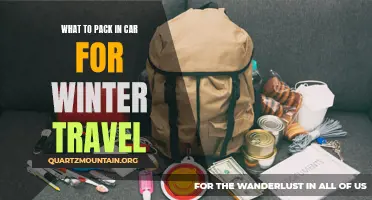 Essential Items to Pack in Your Car for Winter Travel