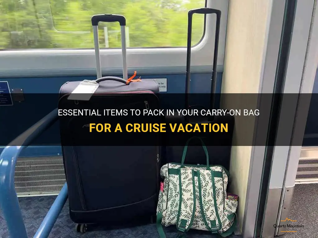 what to pack in carry on bag for cruise