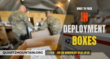 Essential Items to Pack in Deployment Boxes for Military Personnel