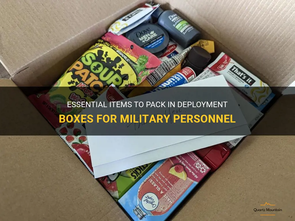 what to pack in deployment boxes