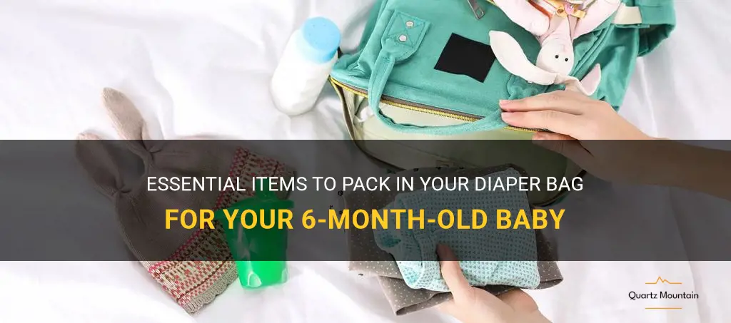 what to pack in diaper bag for 6 month old