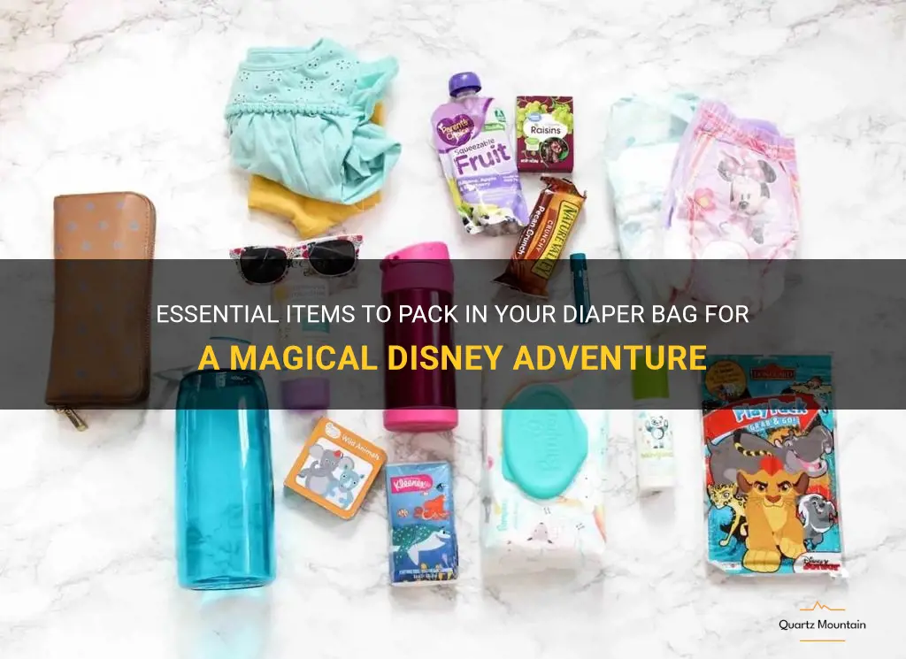 what to pack in diaper bag for disney