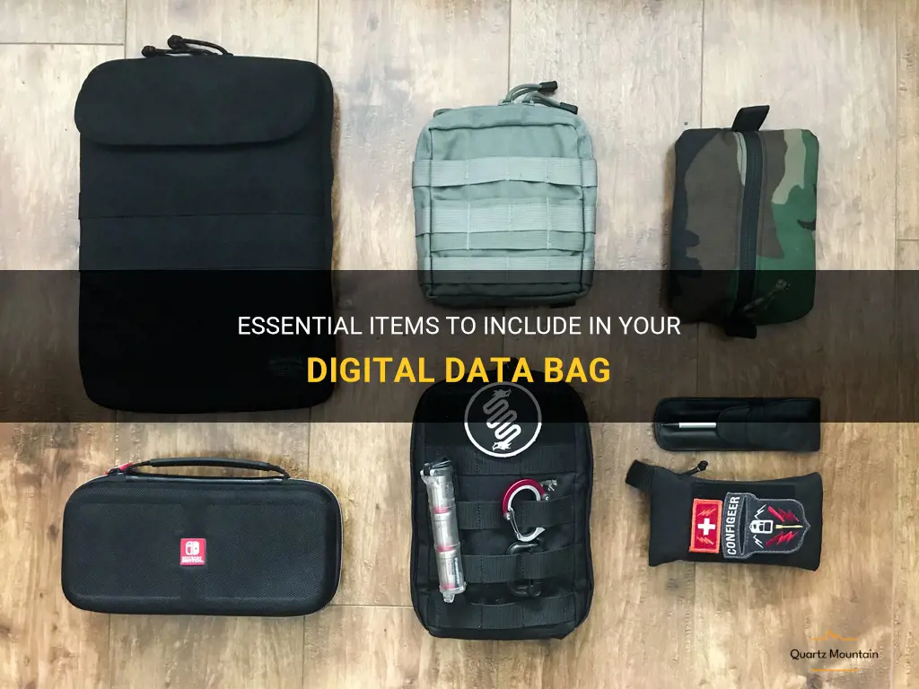 what to pack in digit data bag