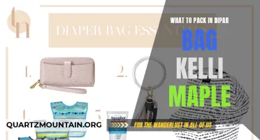 What to Pack in Kelli Maple's Diaper Bag for a Stress-Free Outing