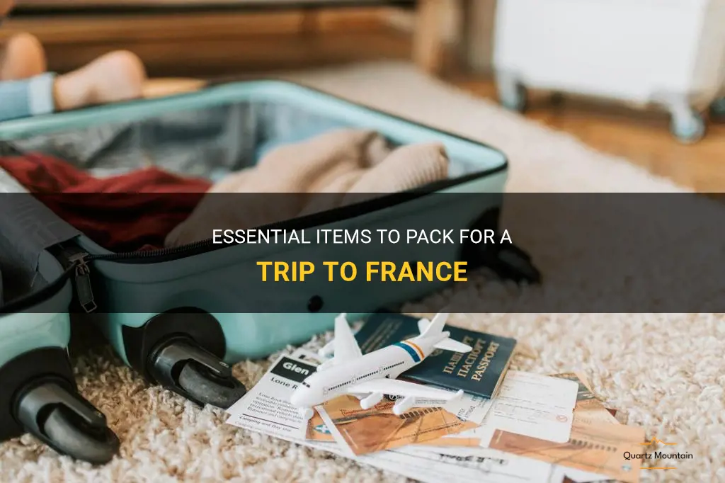 what to pack in france