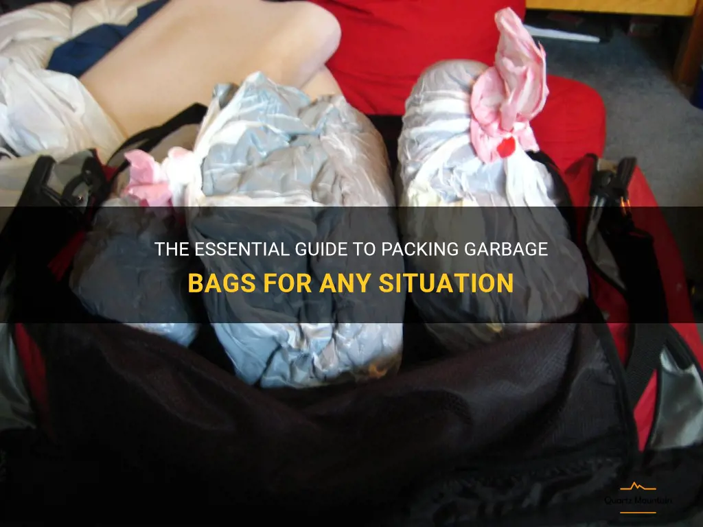 what to pack in garbage bags