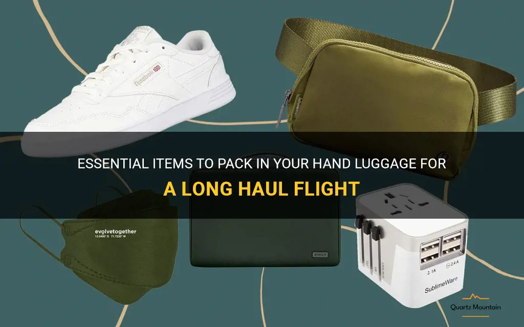 what to pack in hand luggage on long haul flight