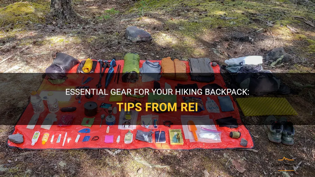 what to pack in hiking backpack rei