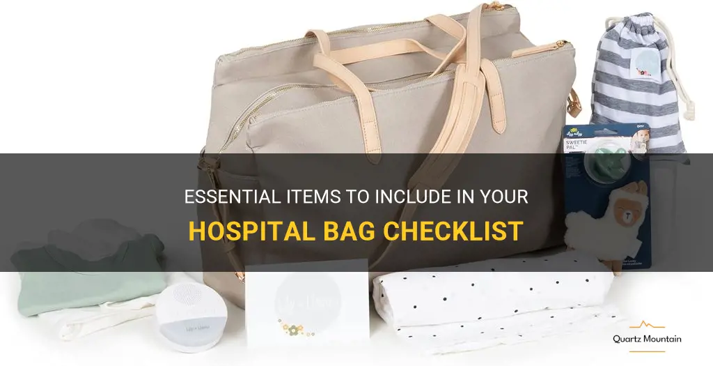 what to pack in hospital bag checklist